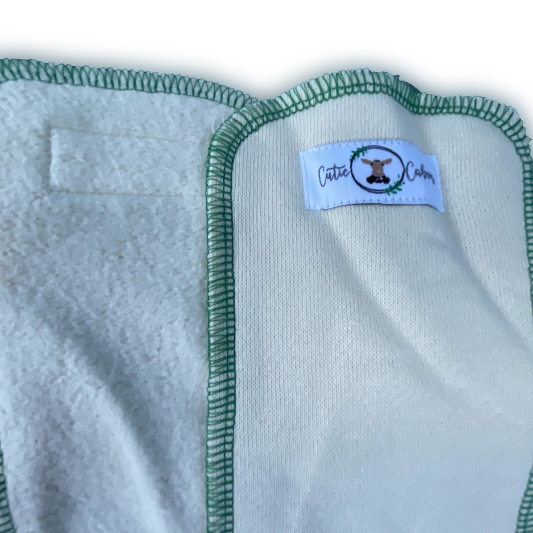 2-Layer Hemp Cotton Newborn Cloth Diaper Insert