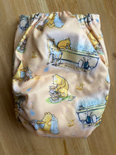 Load image into Gallery viewer, Bath Time Bear Newborn Pocket Diaper
