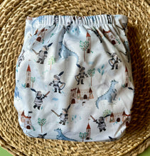Load image into Gallery viewer, Knights in Shining Armor Pocket Diaper
