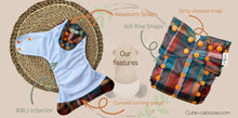 Load image into Gallery viewer, Hello Autumn Pocket Diaper

