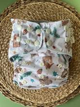 Load image into Gallery viewer, Cookies for Santa Pocket Diaper
