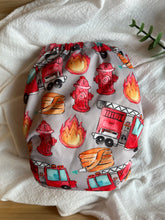 Load image into Gallery viewer, Firetrucks Pocket Diaper
