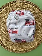 Load image into Gallery viewer, Fire Engine Pocket Diaper
