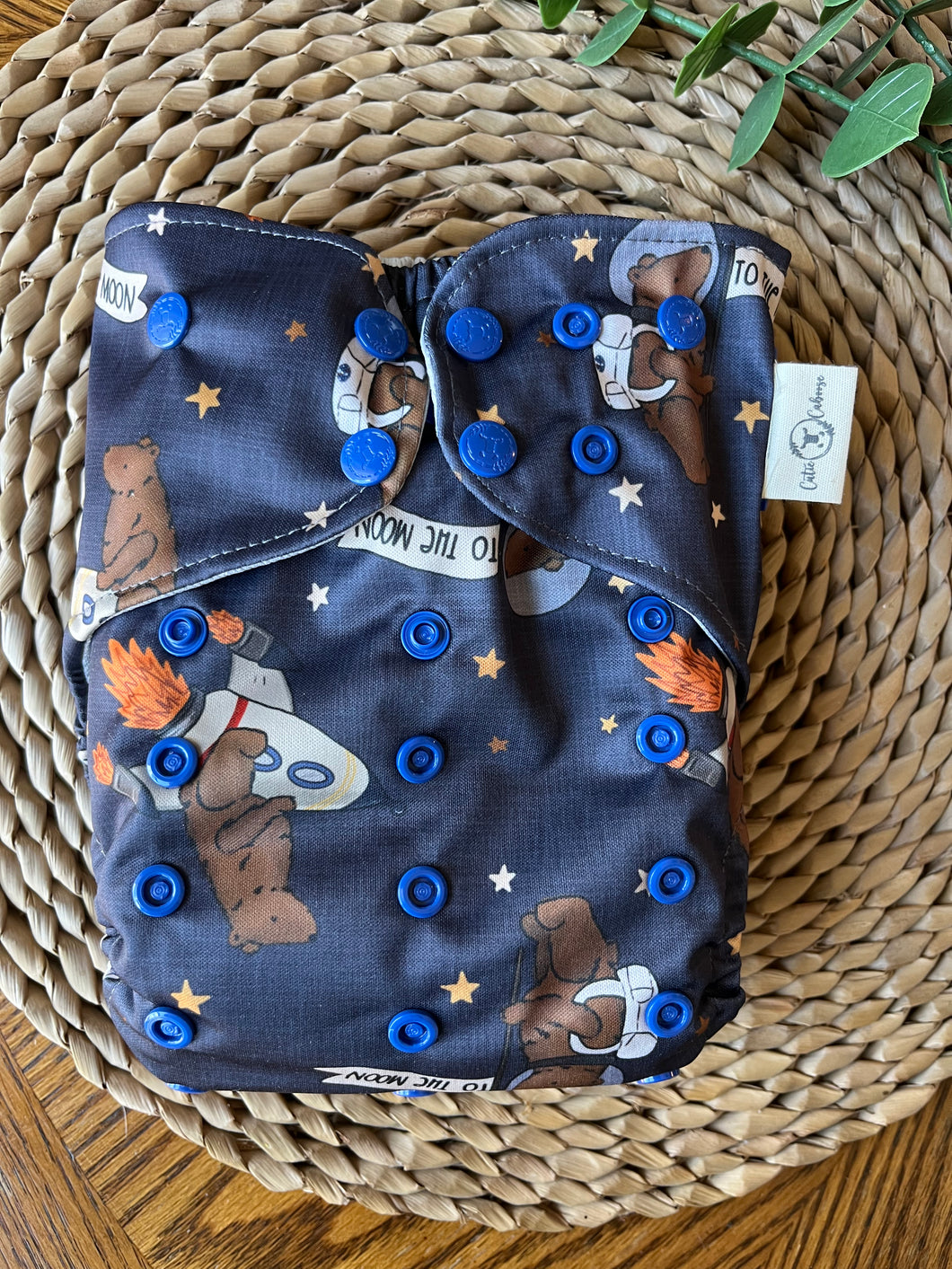 To the Moon One Size Pocket Diaper