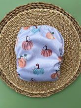 Load image into Gallery viewer, Pastel Pumpkins Pocket Diaper
