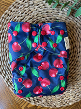 Load image into Gallery viewer, Cherries One Size Pocket Diaper

